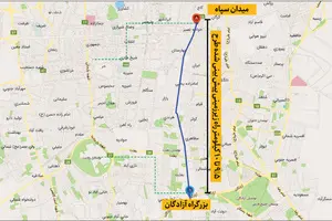 اتصال بخش جنوبی بزرگراه شهید صیاد شیرازی به اتوبان آزادگان با یک تونل