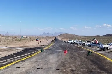 بهره‌ برداری از ۴۵ کیلومتر بزرگراه در محور زاهدان- خاش