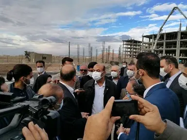بازدید وزیر راه از طرح نهضت ملی مسکن سمنان