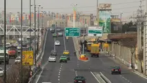 تقاطع غیر همسطح تقی آباد در جاده ورامین افتتاح شد