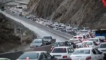 ترافیک در جاده چالوس و آزادراه تهران شمال سنگین شد