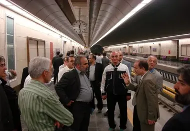 بازدید از خط 7 مترو تهران توسط انجمن مدیریت کیفیت ایران