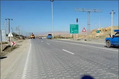 ایمن سازی محور پرحادثه روانسر-کامیاران با نصب ۶۲۴ متر نیوجرسی