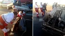 حادثه مرگبار واژگونی یک پراید در اردکان 