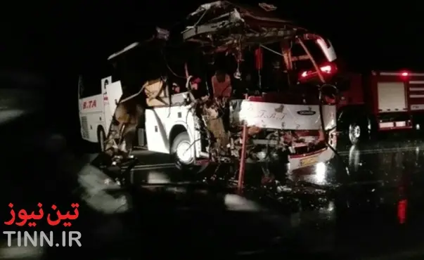 ۱۱ کشته و زخمی در تصادف ۲ اتوبوس در محور سنندج – دیواندره