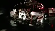 ۱۱ کشته و زخمی در تصادف ۲ اتوبوس در محور سنندج – دیواندره
