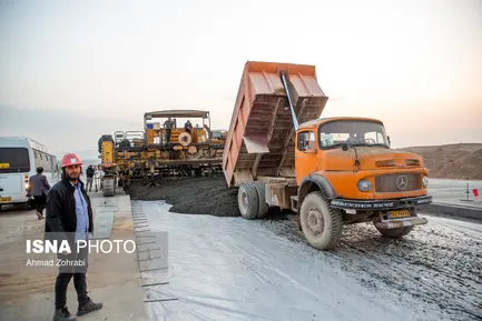 گزارش تصویری اجرای پروژه آزادراه شهید سلیمانی قم  (19)