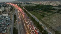 ترافیک نیمه سنگین در آزاد راه تهران-کرج