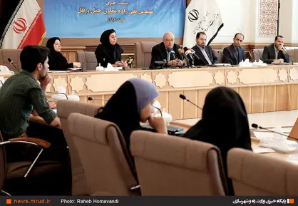 گزارش تصویری: نشست خبری معاون حمل‌نقل وزیر راه و شهرسازی