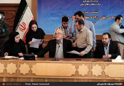 گزارش تصویری: نشست خبری معاون حمل‌نقل وزیر راه و شهرسازی