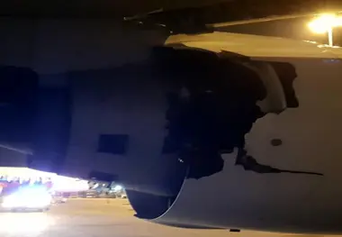 Thai Airways Boeing 777 rejects take off due to an uncontained engine failure