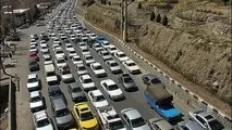 ترافیک سنگین در محور قزوین به کرج