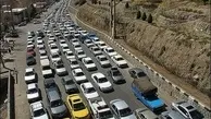 ترافیک در آزادراه قزوین-کرج-تهران سنگین است