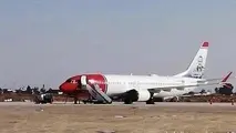 هواپیمای نروژی پس از 9 هفته زمینگیری در شیراز، ایران را ترک کرد