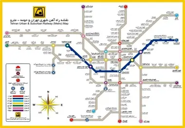 معرفی خط دو مترو تهران