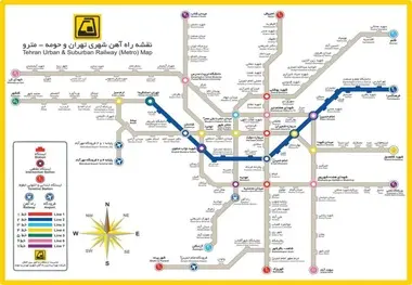 معرفی خط دو مترو تهران