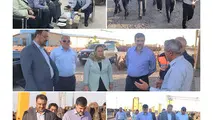 Deputy Minister of Roads and Urban Development and Chairman of Iran’s Road Maintenance and Transport Organization, alongside Tajikistan’s Deputy Transport Minister, Visit Sarakhs Border 
