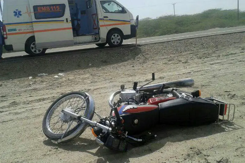 تصادف کامیون با موتورسیکلت یک کشته برجا گذاشت