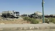 اعتراض به توقف بارگیری بونکرداران حمل سیمان تهران