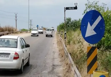 ترافیک نیمه‌سنگین در آزادراه قزوین-تهران