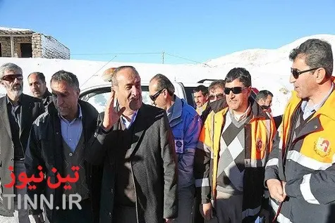 گزارش تصویری بازدید استاندار چهارمحال و بختیاری از گردنه‌های برف‌گیر کوهرنگ