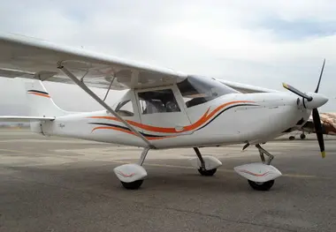 وقوع حادثه برای هواپیمای تفریحی در نوشهر