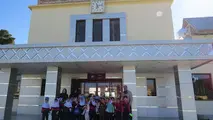 بازدید نو آموزان از ایستگاه راه آهن شاهرود 
