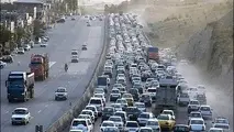 ترافیک سنگین در جاده قدیم بومهن

