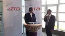 گزارش تصویری/ مراسم تحویل 4 فروند هواپیمای ATR  به هما 