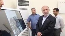 نصب استند لمسی درسالن مسافری ایستگاه راه آهن اهواز