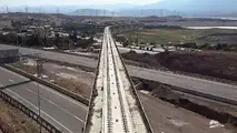 اجرای روسازی دال خط بتنی برای اولین بار در طولانی ترین پل راه آهن قزوین-رشت