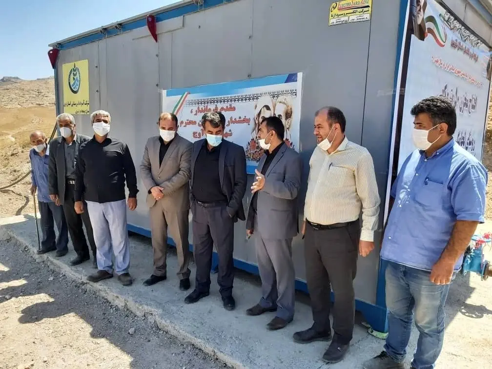 همزمان با هفته دولت صورت گرفت: افتتاح پروژه آبرسانی به روستای لجامگیر شهرستان آوج