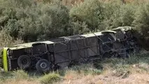 واژگونی اتوبوس با ۴ کشته و ۱۷ مصدوم