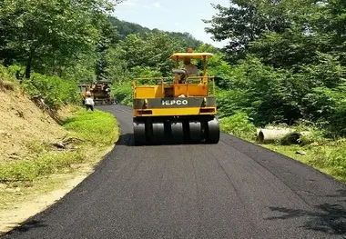 مرمت و تسطیح راه های روستایی مازندران 