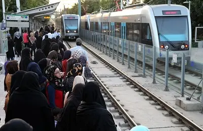 استقبال 2.5 برابری مسافران از ایستگاه فرودگاه قطار شهری مشهد