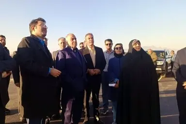 بازدید معاون وزیر راه و شهرسازی از محور راهبردی نائین انارک خور طبس 