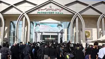 ازدحام تردد مسافر در بزرگراه ایلام - مهران