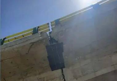 شرایط خطرناک پل قدس اردبیل 
