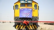 قطار کانتینری دو سر بار ایران چین راه اندازی شد 