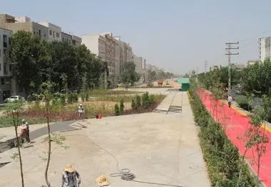 ‍ ادامه اقدامات اجرایی در فاز دوم پروژه احداث باغ راه حضرت فاطمه زهرا(س)