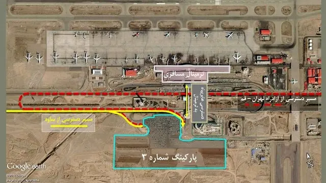 اعلام مسیر جدید دسترسی به ترمینال فرودگاه امام (ره)