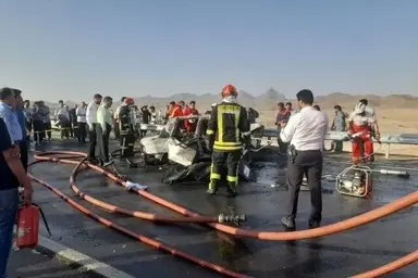 تصادف مرگبار در جاده رشتخوار - تربت‌ حیدریه با ۳ کشته