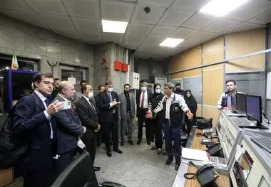 بازدید هیئت پاکستانی از مترو تهران