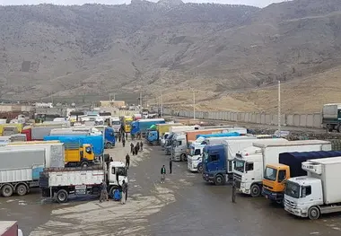 افزایش ۷۲ درصدی تردد ناوگان باری از پایانه مرزی پلدشت 