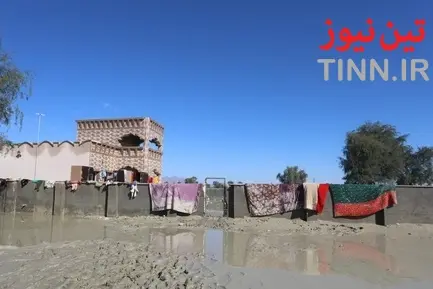 مناطق سیل زده جاسک