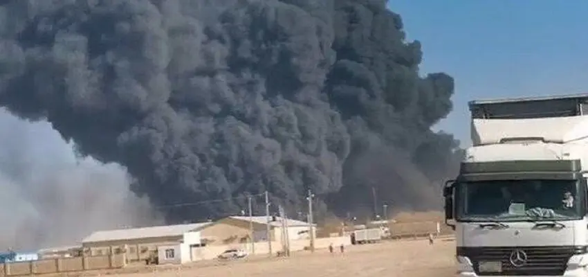 آتش سوزی مجدد در اسلام قلعه؛ رانندگان کامیون خواستار ایمنی فوری مرز دوغارون شدند