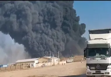 آتش سوزی مجدد در اسلام قلعه؛ رانندگان کامیون خواستار ایمنی فوری مرز دوغارون شدند