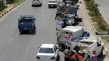  پدیده خطرساز دستفروشی در حاشیه راه ها