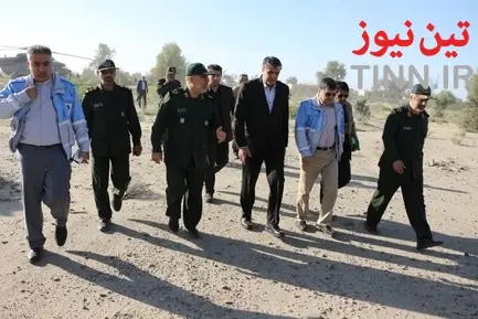 بازدید وزیر راه و شهرسازی از مناطق سیل‌زده شهرستان جاسک