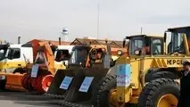 اورهال و بازسازی ۳ دستگاه ماشین آلات راهداری دیهوک خراسان جنوبی
